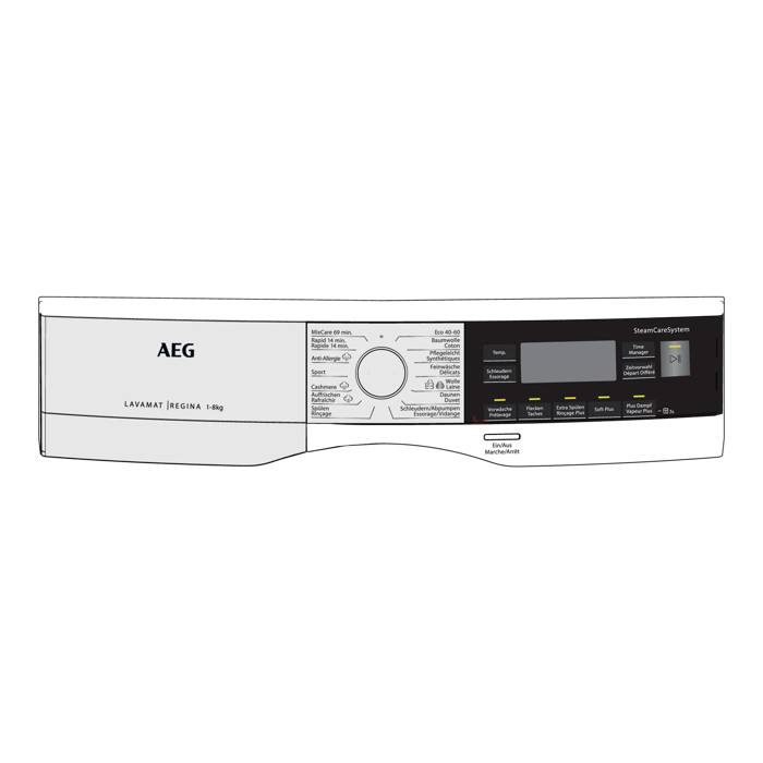 control panel, white, AEG