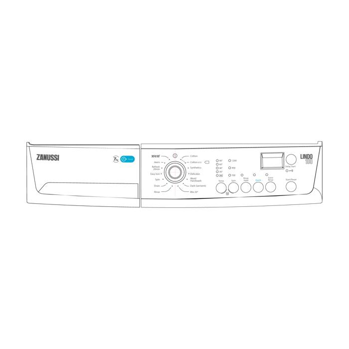control panel,Handle,Zanussi,ZWF61203W,EN