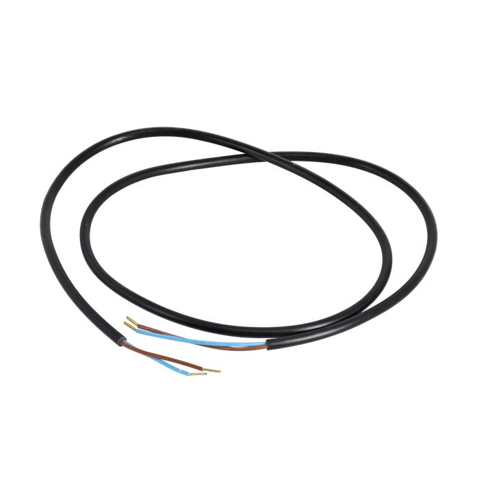 power cable, black, 2x0,50x1000