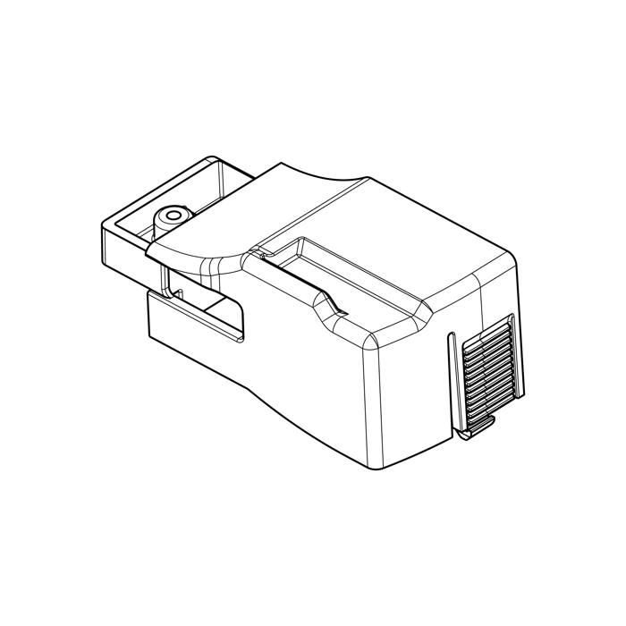 end cap, top cover, door
