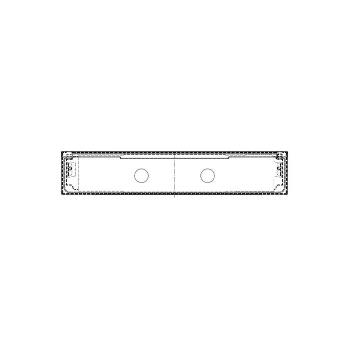 bandeau, inox, 60cm,LUX,2K