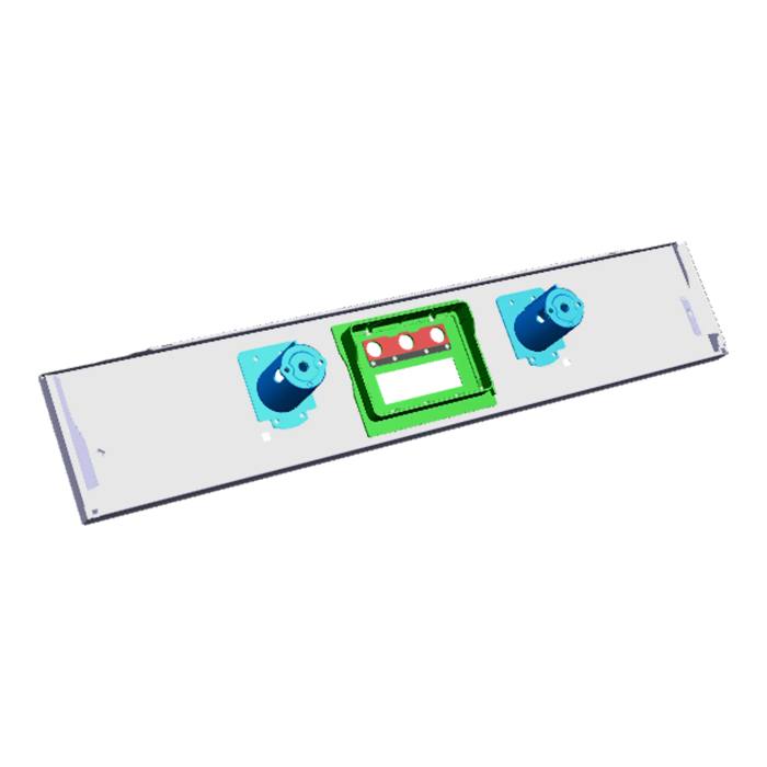 BEDIENBLENDE,INOX,60CM,SET,2K