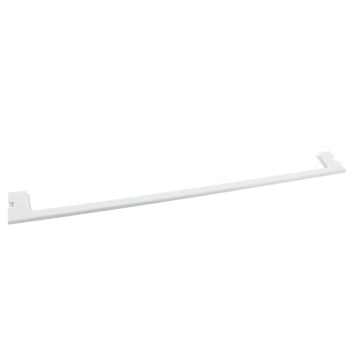 Baguette pour rebord frontal de clayette en verre de réfrigérateur