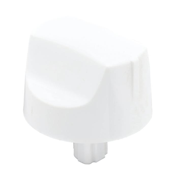knob, gas, white