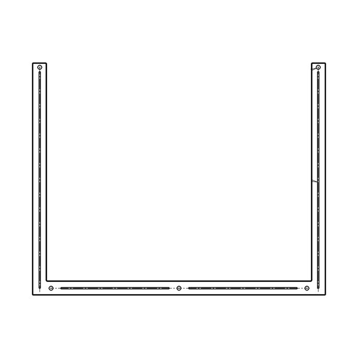 Luukun lasiosa - 594x470mm