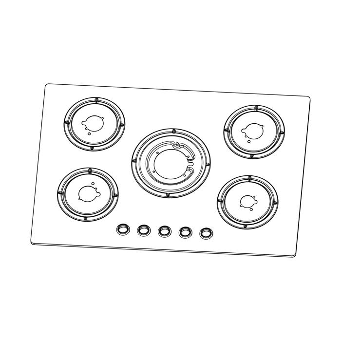 work top,black,Zanussi,740x510mm
