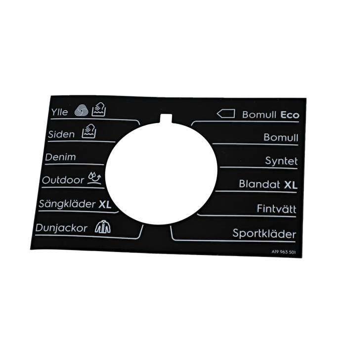 programme plate,knob,adhesive,SV