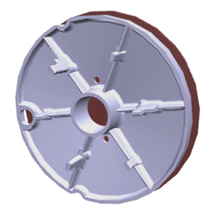 assembly, crown, burner top