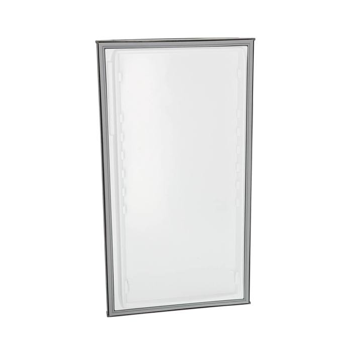 koelkastdeur, inox, 544x993mm