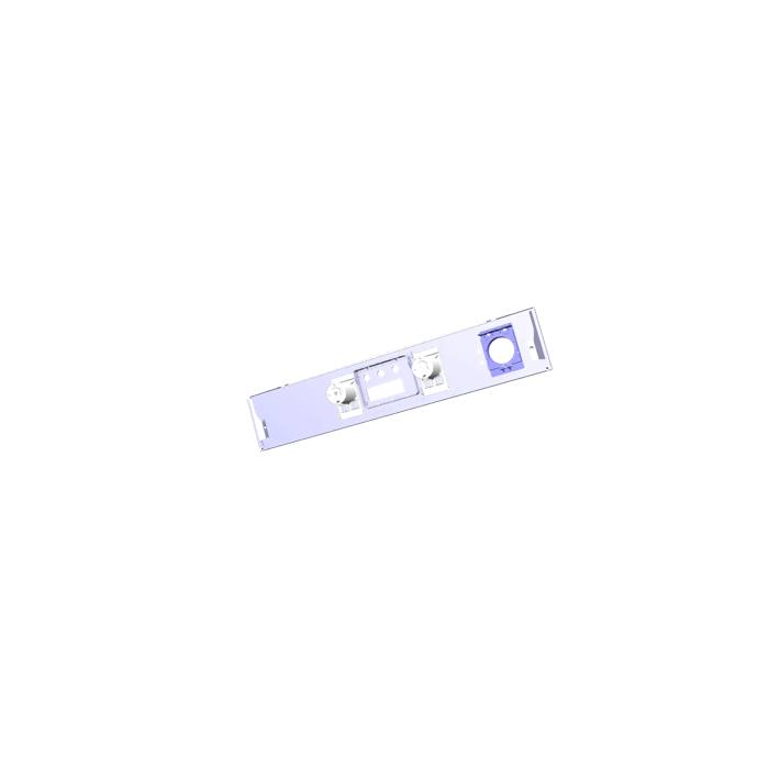 BEDIENBLENDE,INOX,60CM, SET, 2