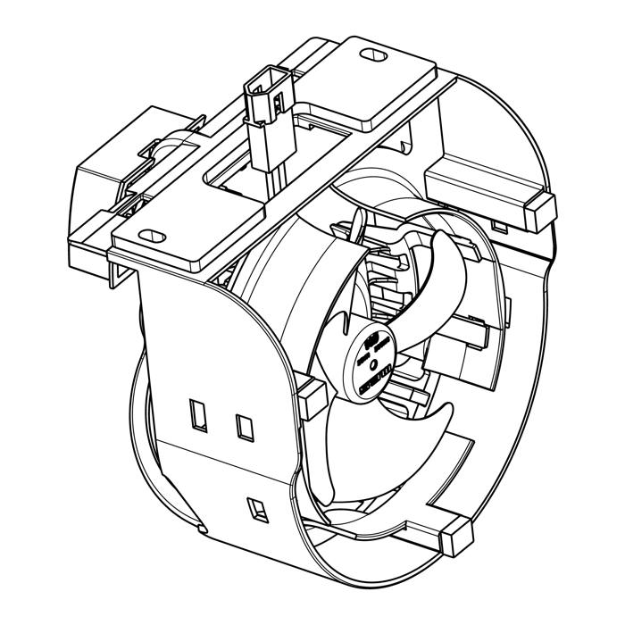 ventilation,fan,Kit,1330rpm, 5.27W