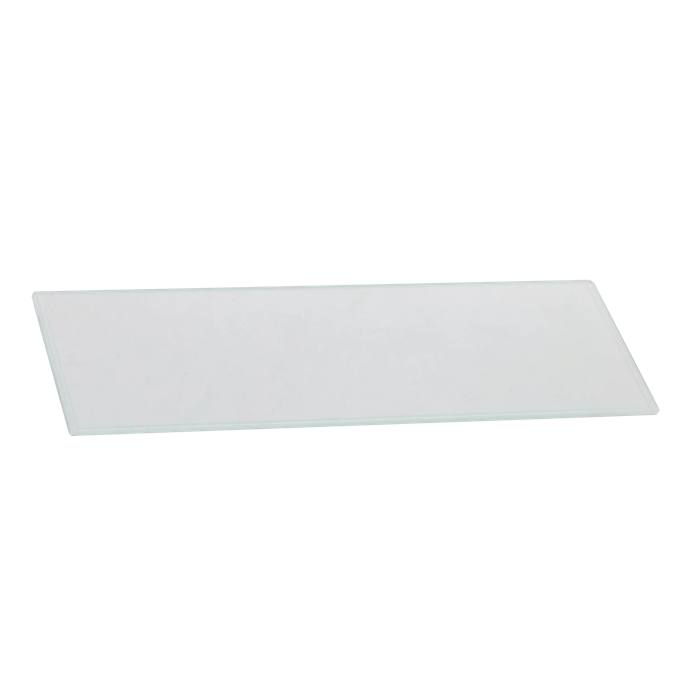 glass, with, corner support, 486,5x169mm