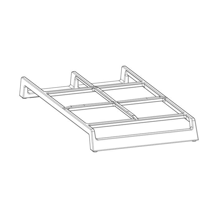 grid, pan support, central