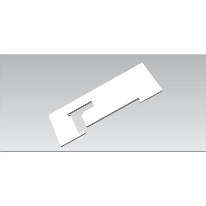 cover, hinge, right, 7802, 124.8x42mm