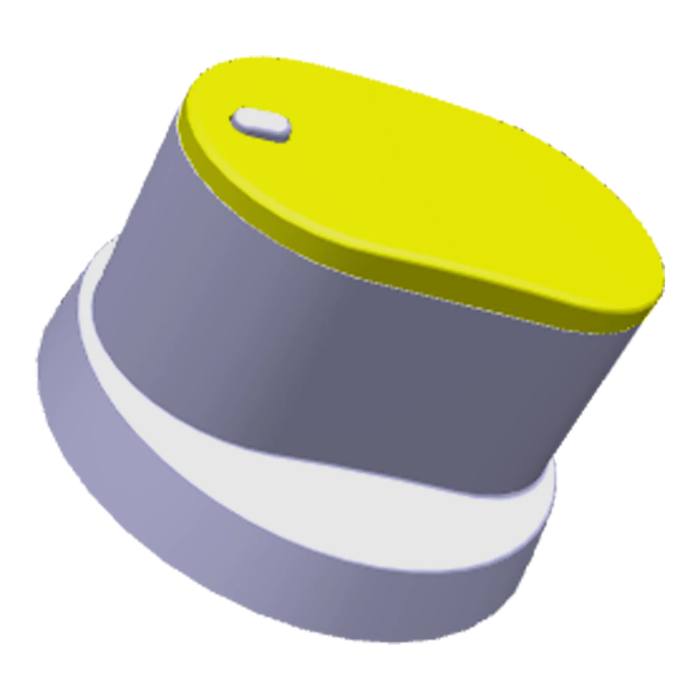 knob, inox