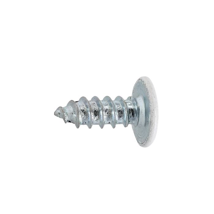 SCHRAUBE,FUßPLATTE,WEISS,3,5X9
