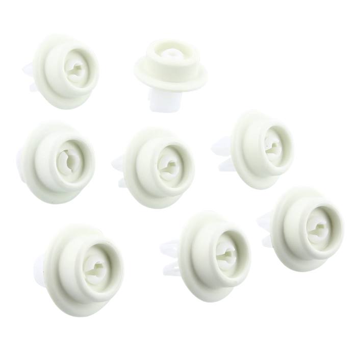 Dishwasher Lower Basket Wheel Kit - Pack of 8