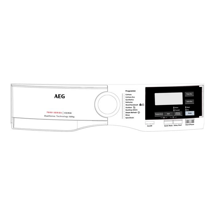 control panel, white, AEG
