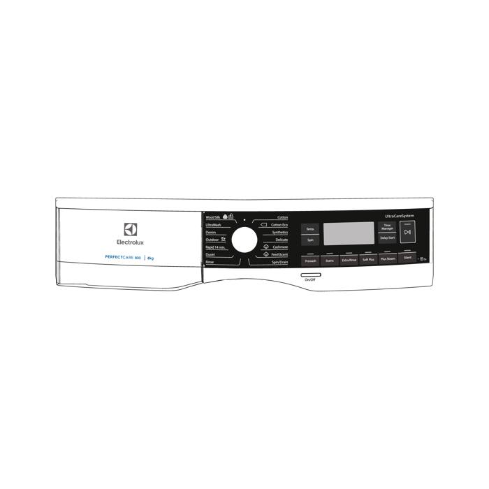 control panel,white,Electrolux,EN