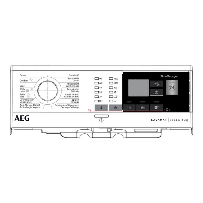 panel holder, white, AEG