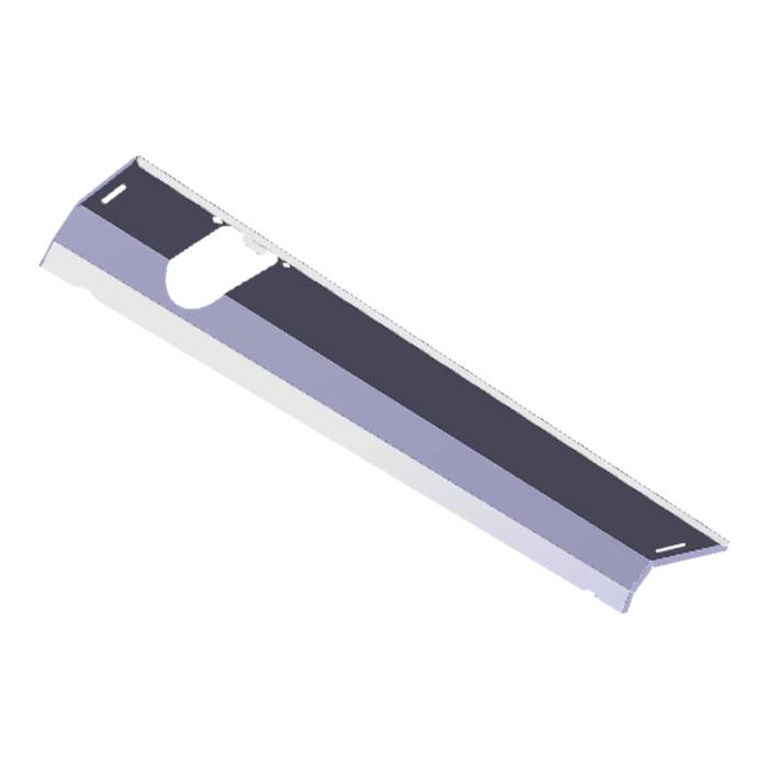 Plinth, grey, 117x597mm