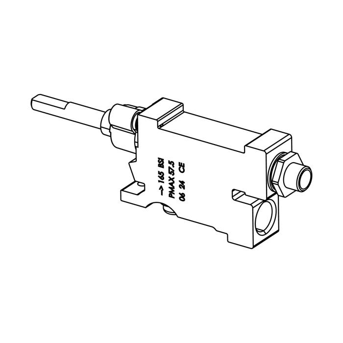 gas tap,triple crown burner,d=0.67