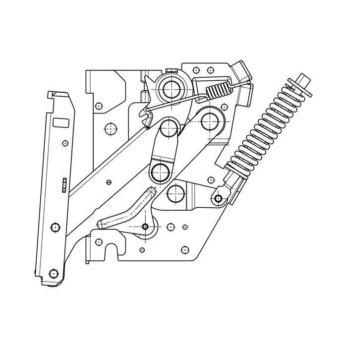 Right Hand Oven Door Hinge