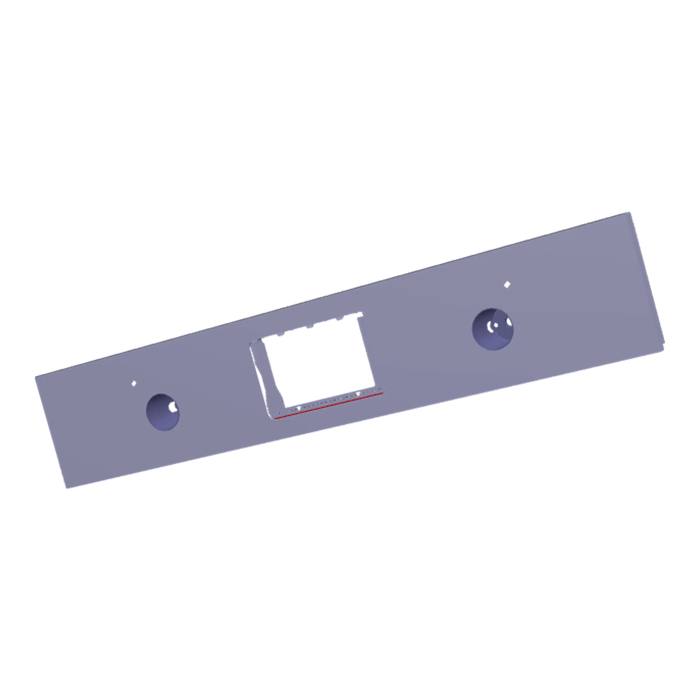 BEDIENBLENDE,INOX,60CM,SET,2K