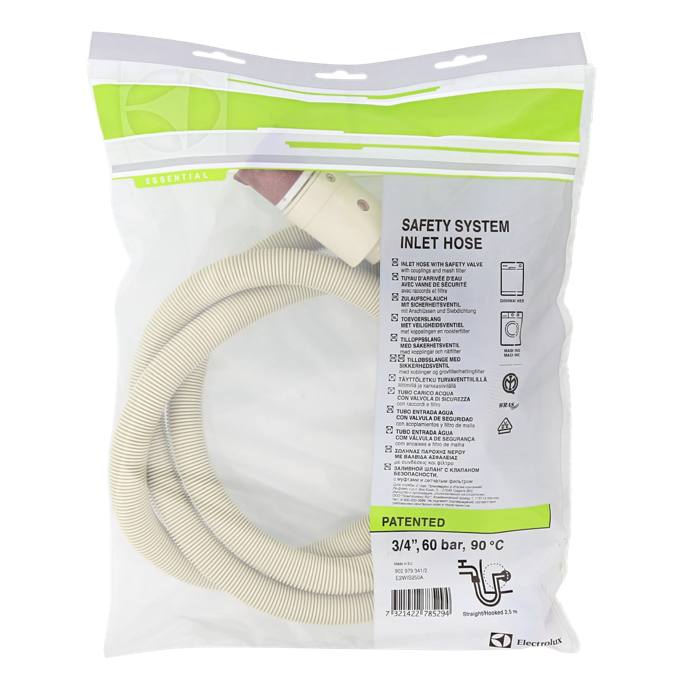 SAFETY SYSTEM 2,5 m inloppsslang