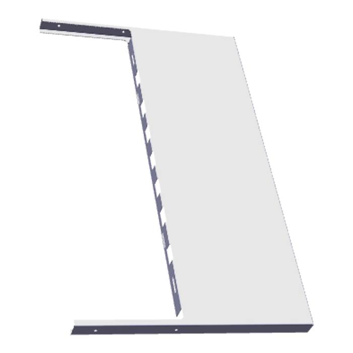 extension piece, white, 458,7x32,2x276,5