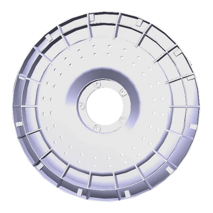 flange, drum, bottom