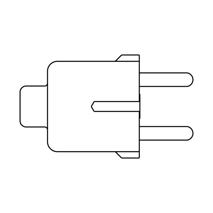 Câble d'alimentation,h05v2v2-f