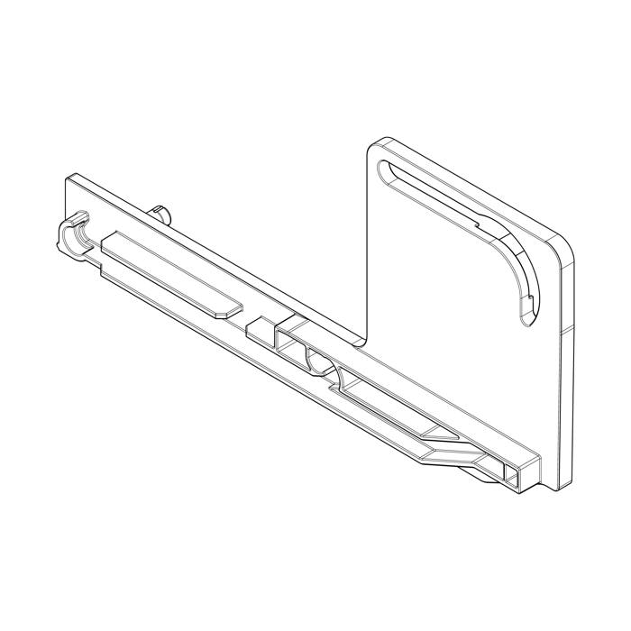 guidance rail, shelf, lid