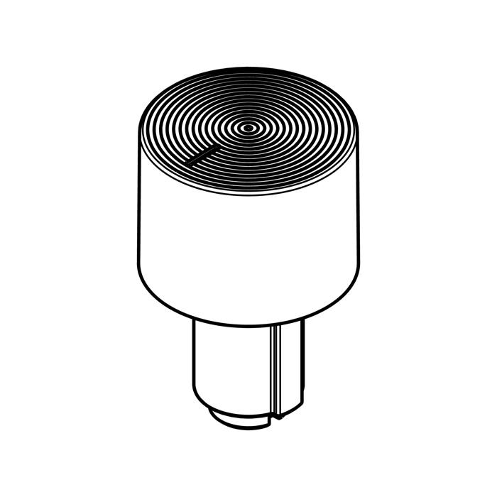 knob, function, black, 10+0