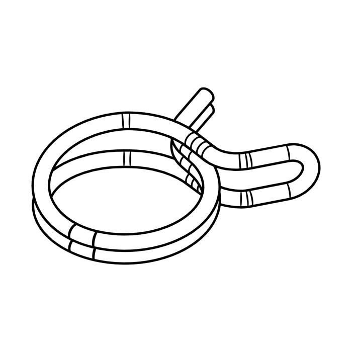 klämma, rör, 20.2mm