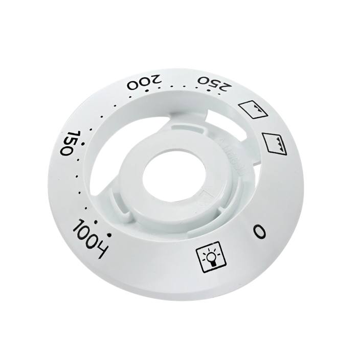 indicating plate, thermostat, white, 0-250, 3+0, TO