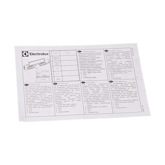 notice,Installation Instruction,Itex100 WiFi AEG