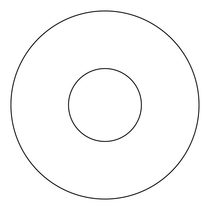 afstandshouder, afstandsstuk, gaskraan, 3mm
