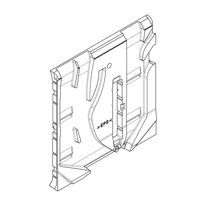 air channel, EPS, 447.5x454.2mm