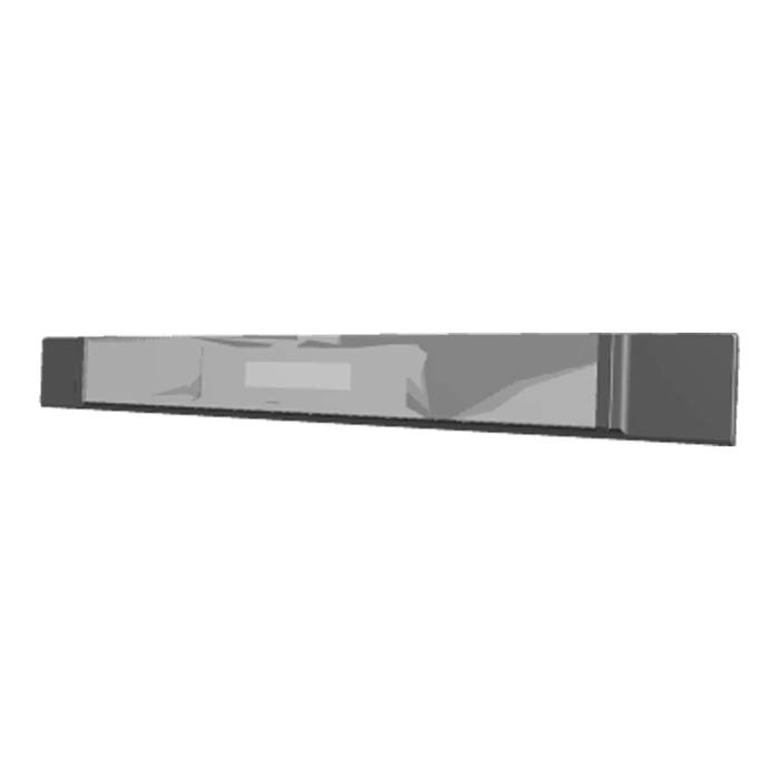 manöverpanel, komplett, front, silver, 597x54.5mm