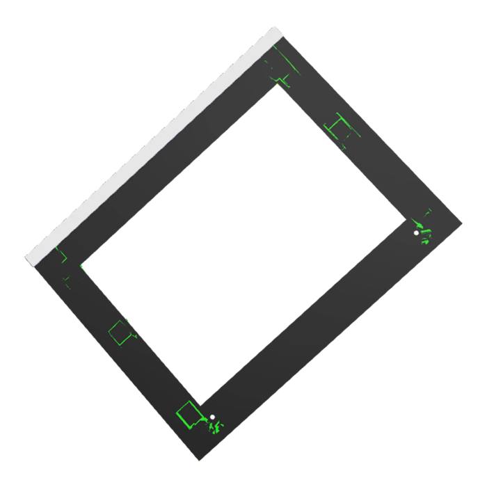 Montage Türglas - 594x465mm