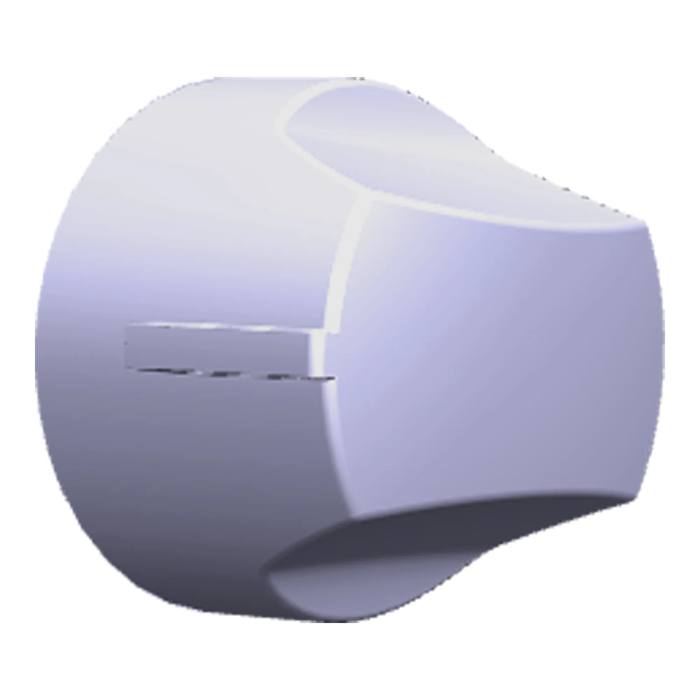 knob, gas oven, white