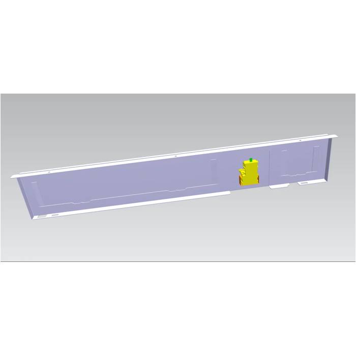 panel glas-, topp, sats, 513,6x83