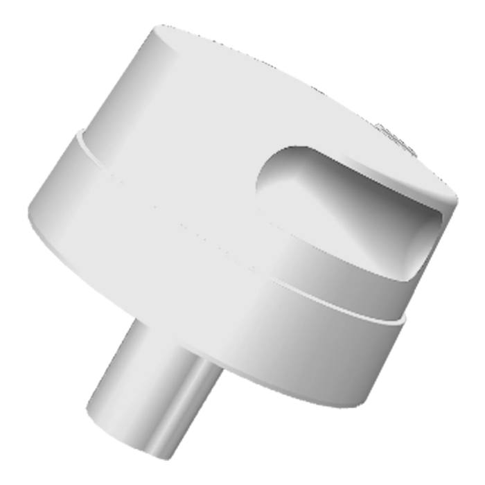 knop, functies, wit