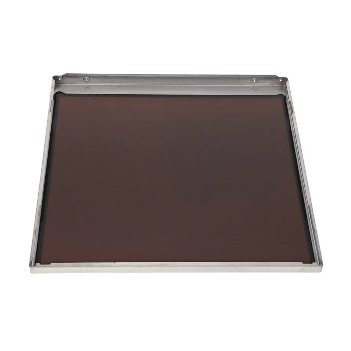GLASPLATTE MIT RAHMEN