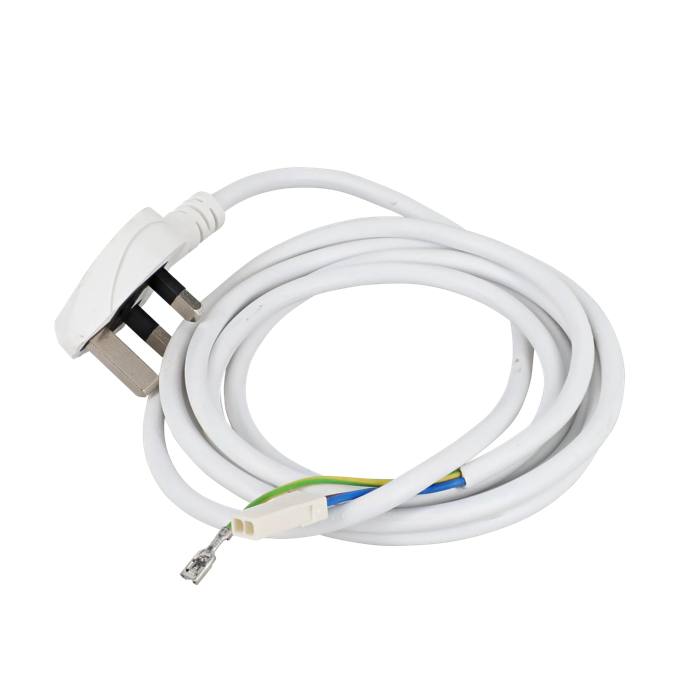 power cable, plastic, 2450mm,UK