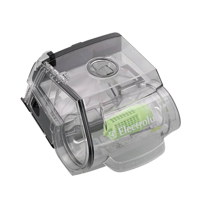 Bloc de bac à poussière pour aspirateur cylindrique