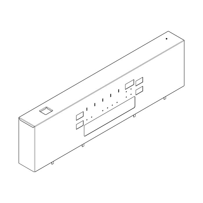 control panel,inox,AEG,EN symbols
