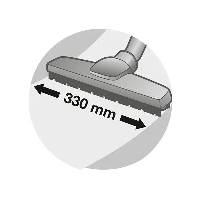 AP240 Silent Parketto, Brosse Extra Douce pour Sols Durs avec Système de Verrouillage - 32 mm