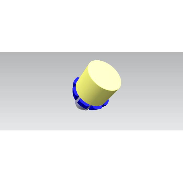 knob, function, black, 6+0, TO
